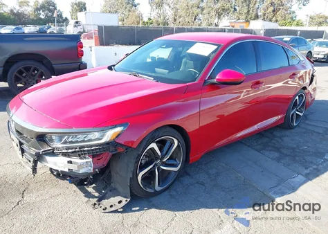 2020 Honda Accord Sport из США, поврежденный, VIN 01HGCV1F37LA08702